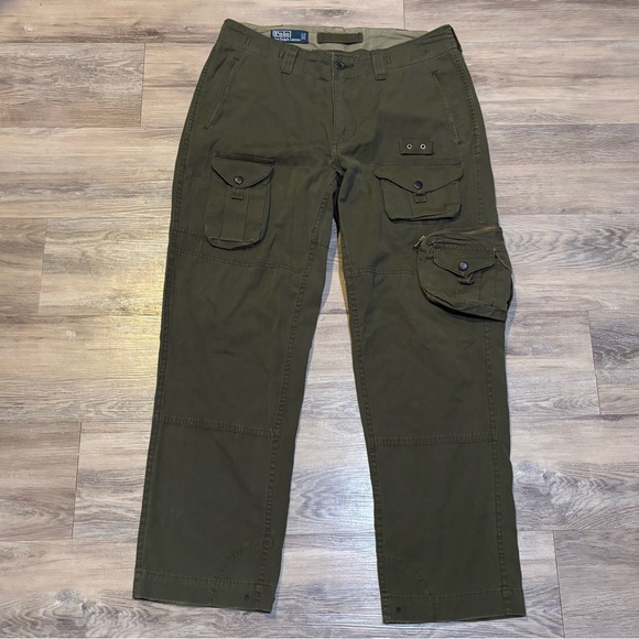 VTG Polo Ralph Lauren Military Cargo tactical Utility pants size 34 x 30 - Picture 1 of 9
